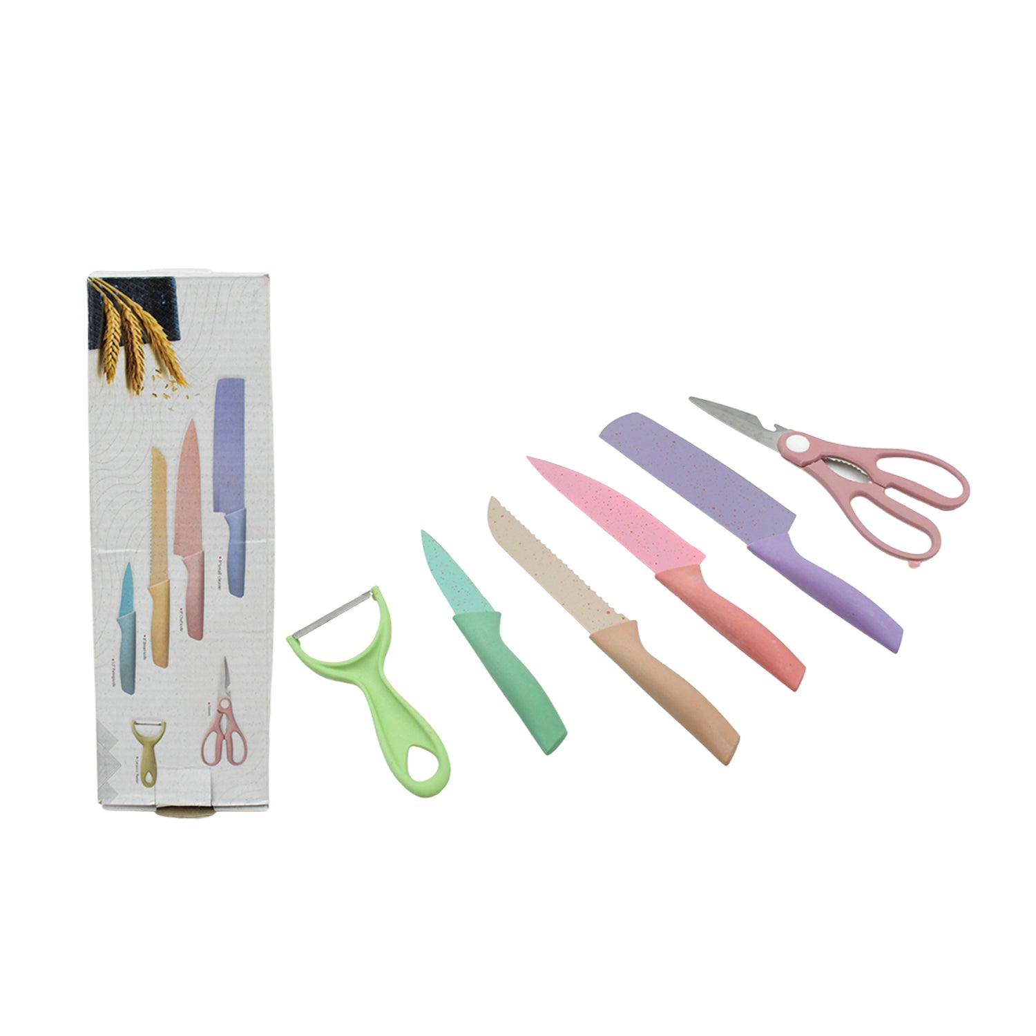 Corrugated 6Pc Kitchen Knife Set Professional Box Knife Set 6 Piece Forged Kitchen Knives with Box. Corrugated 6Pc Kitchen Knife Set Professional Box Knife Set 6 Piece Forged Kitchen Knives with Box.